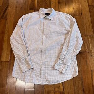 GAP Men's XL Multicolor Plaid Long Sleeve Button-Down Shirt Casual